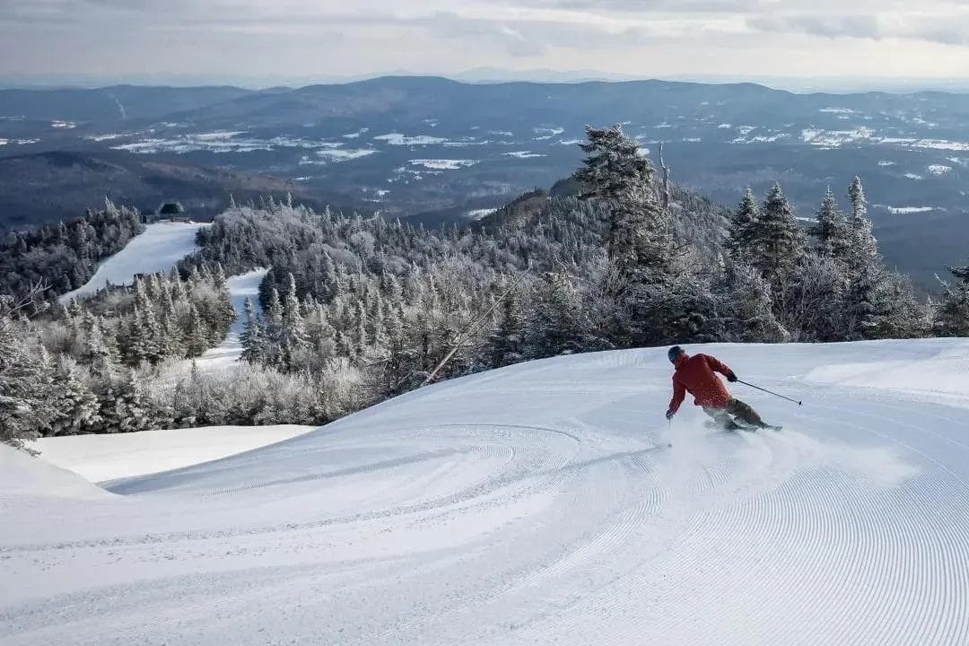 The skiing was all time at Sugarbush this past season.