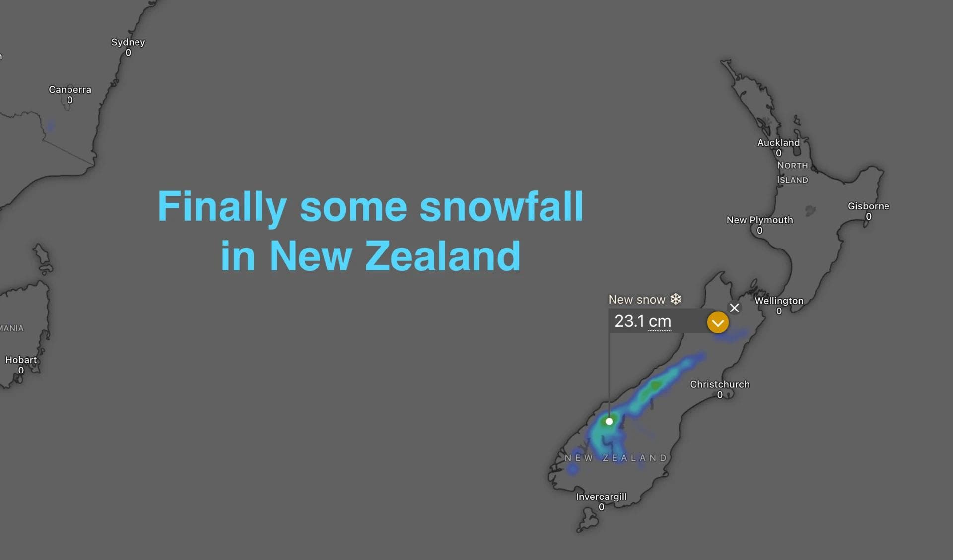 New Zealand Snow Report: A Season-Starting Shot of Snow Arrives