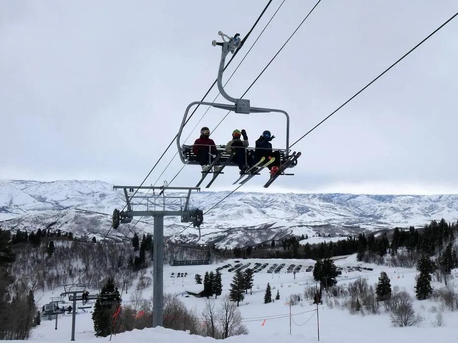 Ski lift and mountain transportation at Snowbasin