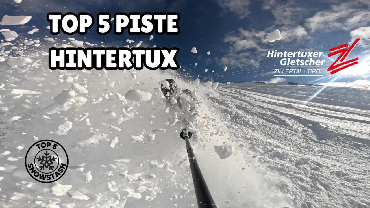 Top 5 Runs at Hintertux Glacier - Zillertal Valley, Austria